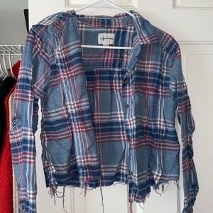 Cropped flannel